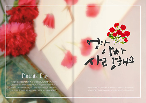 템플릿 카드템플릿 엄마 사랑 사람없음 감사카드 아빠 어버이날 카네이션 5월행사 이미지템플릿 AI파일 카드프레임 기념일 꽃 감정 가족 카드_감사 프레임 이벤트 5월 파일형식 벡터
