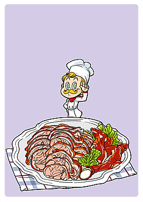 PSD 접시 남자 음식 허리손 일러스트 요리사모자 한명 상반신 성인 손들기 요식업 보라색 요리사 족발 배달음식 성인남자한명만 국내일러스트 직업 모자_잡화 1 식기 산업 컬러 포즈 모션 돼지고기 사람 배달 남자한명만 성인남자만 파일형식