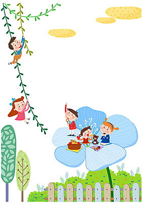 전신 나무 여자 남자 꽃 어린이 과일 일러스트 디저트 여러명 울타리 소풍 봄 즐거움 국내일러스트 AI파일 식물 계절 감정 음식 다수 사람 담장 야외활동 파일형식 벡터