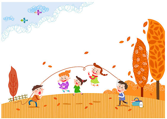 구름 여자 남자 어린이 인형 낙엽 일러스트 조류 여러명 소풍 바구니 가을 즐거움 줄넘기 국내일러스트 AI파일 자연요소 동물 계절 감정 다수 잎 사람 운동 야외활동 파일형식 벡터