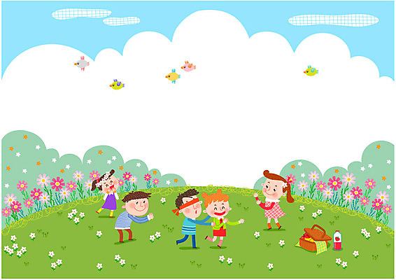 구름 여자 남자 어린이 일러스트 조류 여러명 소풍 바구니 가을 즐거움 코스모스 술래잡기 국내일러스트 AI파일 자연요소 동물 계절 꽃 감정 다수 놀이 사람 야외활동 파일형식 벡터