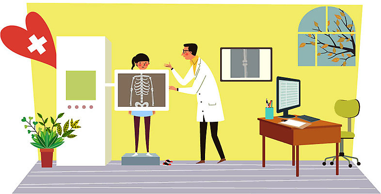 전신 식물 여자 남자 화분 어린이 일러스트 창문 엑스레이 건강 병원 서기 성인 두명 컴퓨터 진료 환자 의사 하트 책상 건강검진 국내일러스트 AI파일 모양 가구 의학 모션 사람 전자제품 의료진 검사_조사 파일형식 벡터