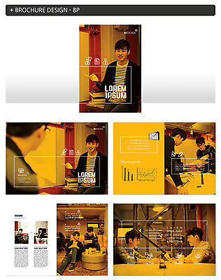 템플릿 남자 ZIP 회의 그래프 팜플렛 여러명 20대 성인 청춘 한국인 비즈니스맨 인디자인 INDD 이미지템플릿 다수 컨셉 비즈니스 사람 동양인 청년 직장인 파일형식