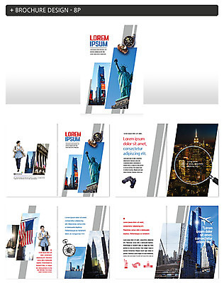 템플릿 남자 ZIP 여행 돋보기 빌딩 팜플렛 20대 성인 두명 미국 한국인 성조기 나침반 자유의여신상 로스앤젤레스 인디자인 INDD 이미지템플릿 북아메리카 사람 동양인 청년 건물 세계문화유산 국기 파일형식