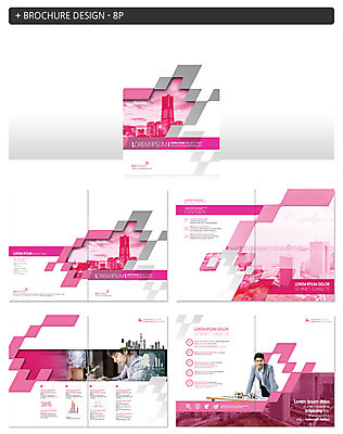 템플릿 남자 ZIP 분홍색 빌딩 팜플렛 20대 성인 두명 한국인 비즈니스맨 성인남자만 인디자인 INDD 이미지템플릿 컬러 비즈니스 사람 동양인 청년 건물 직장인 남자만 성인만 파일형식