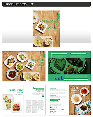 템플릿 ZIP 한식 음식 밥 반찬 팜플렛 사람없음 상차림 인디자인 INDD 이미지템플릿 파일형식