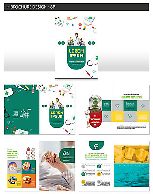 템플릿 손 여자 남자 ZIP 의학 엑스레이 팜플렛 20대 신체부위 알약 한국인 간호사 인디자인 INDD 이미지템플릿 사람 동양인 청년 약 의료진 파일형식