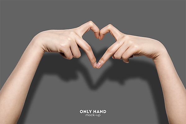 PSD 편집 편집이미지 손 여자 그림자 사랑 한명 신체부위 양손 하트 전단 합성 연애 손하트 목업 이미지편집 모양 1 감정 사람 손짓 홍보물 파일형식