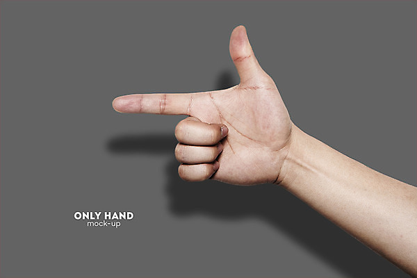 PSD 편집 편집이미지 손 남자 한손 한명 손짓 신체부위 지시 전단 합성 지적 권총모양 목업 지표 이미지편집 가위손 1 모션 사람 홍보물 파일형식