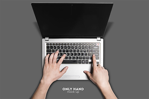 PSD 편집 편집이미지 손 남자 비즈니스 한명 손짓 신체부위 노트북 양손 타이핑 키보드 업무 검색 전단 합성 입력 목업 이미지편집 1 모션 사람 전자제품 작업 홍보물 파일형식