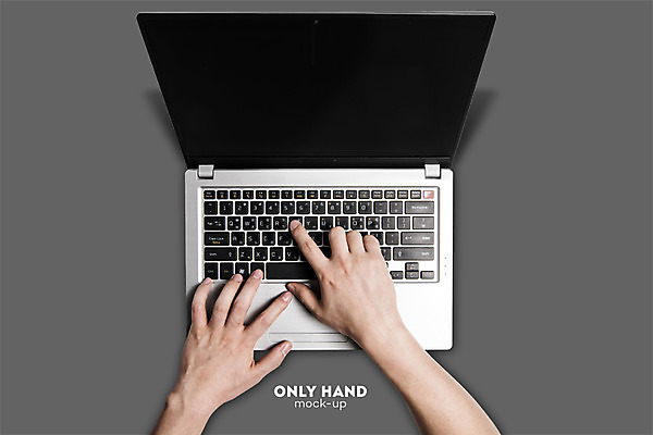 PSD 편집 편집이미지 손 남자 비즈니스 한명 손짓 신체부위 노트북 양손 타이핑 키보드 업무 검색 전단 합성 입력 목업 이미지편집 1 모션 사람 전자제품 작업 홍보물 파일형식