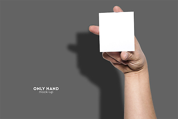 PSD 편집 편집이미지 손 남자 종이 명함 사각프레임 프레임 한손 그림자 한명 들기 손짓 신체부위 메모지 전단 합성 목업 이미지편집 1 모션 사람 사각형 사무용품 홍보물 파일형식