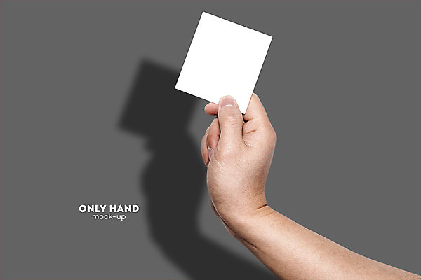 PSD 편집 편집이미지 손 남자 종이 명함 사각프레임 프레임 한손 그림자 한명 들기 손짓 신체부위 메모지 전단 합성 목업 이미지편집 1 모션 사람 사각형 사무용품 홍보물 파일형식