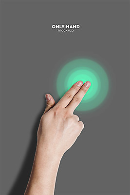 PSD 편집 편집이미지 손 손가락 모바일 한손 한명 손짓 신체부위 터치 방향 전단 합성 터치스크린 목업 이미지편집 1 모션 사람 홍보물 파일형식