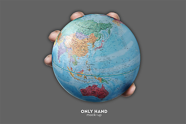 PSD 편집 편집이미지 손 남자 지구 여행 한손 한명 손짓 신체부위 세계 지구본 잡기 전단 합성 지구촌 목업 이미지편집 1 모션 사람 홍보물 파일형식