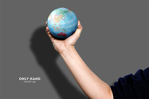 PSD 편집 편집이미지 손 남자 지구 여행 한손 그림자 한명 들기 손짓 신체부위 세계 지구본 전단 합성 지구촌 목업 이미지편집 1 모션 사람 홍보물 파일형식