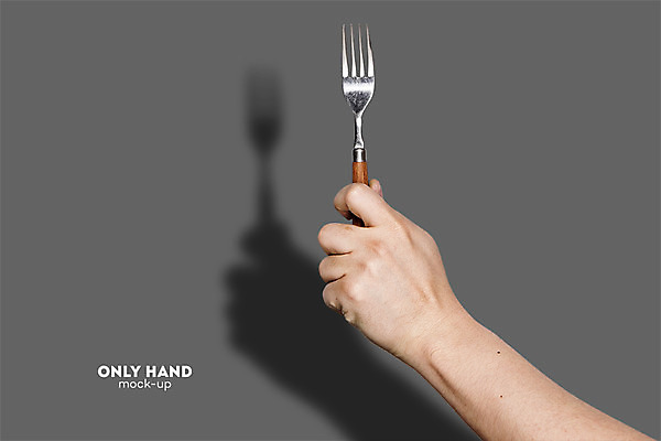PSD 편집 편집이미지 손 남자 포크 주방용품 한손 그림자 한명 들기 손짓 신체부위 수능 전단 합성 외식 목업 킨포크 이미지편집 1 식기 생활용품 모션 사람 시험 홍보물 파일형식