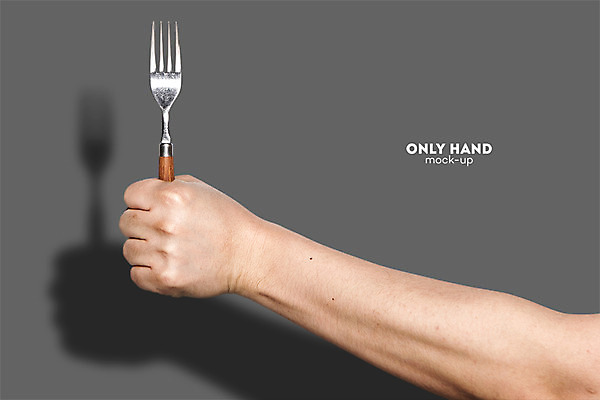 PSD 편집 편집이미지 손 남자 포크 주방용품 한손 그림자 한명 들기 손짓 신체부위 수능 전단 합성 외식 목업 킨포크 이미지편집 1 식기 생활용품 모션 사람 시험 홍보물 파일형식