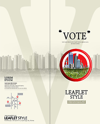 PSD 템플릿 표지디자인 북디자인 출판디자인 표지 리플렛 2단접지 북커버 빌딩 팜플렛 사람없음 투표 선거 약도 이미지템플릿 지도 건물 민주주의 파일형식