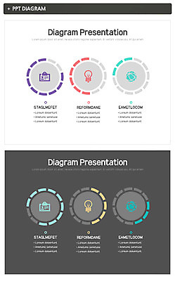 템플릿 비즈니스 그래프 사람없음 세트 원형 PPT 프레젠테이션 문서템플릿 문서 애니형PPT 이미지템플릿 도형 파일형식