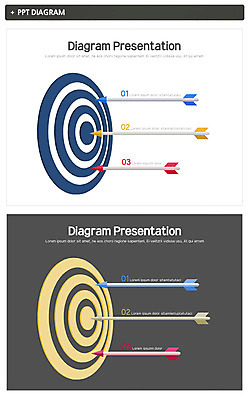 템플릿 비즈니스 그래프 화살 사람없음 세트 과녁판 PPT 프레젠테이션 문서템플릿 문서 애니형PPT 이미지템플릿 파일형식