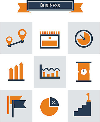 시계 일러스트 비즈니스 그래프 사람없음 세트 깃발 시간 우승 모래시계 상승 위치 네비게이션 국내일러스트 AI파일 모래 컨셉 최고 파일형식 벡터