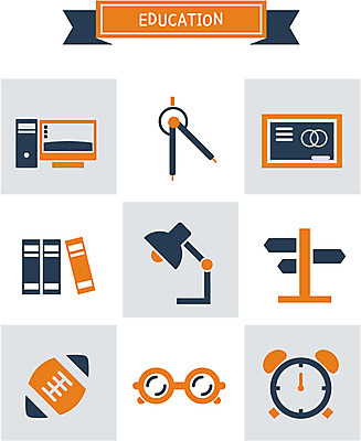 교육 안경 일러스트 사람없음 책 컴퓨터 세트 칠판 자명종 스탠드 표지판 럭비공 컴파스 국내일러스트 AI파일 잡화 시계 공 문구용품 조명 알림판 전자제품 알람 럭비용품 파일형식 벡터