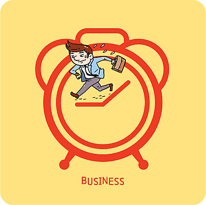 남자 시계 일러스트 한명 성인 달리기 자명종 시간 비즈니스맨 지각 출근 볼드라인 국내일러스트 AI파일 1 비즈니스 모션 사람 알람 직장인 라인아이콘 출퇴근 파일형식 벡터