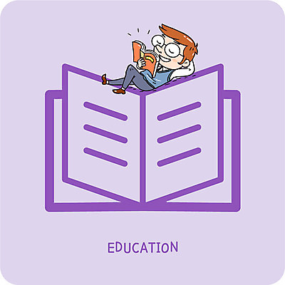 교육 남자 일러스트 청소년 한명 책 눕기 독서 읽기 볼드라인 국내일러스트 AI파일 1 모션 사람 라인아이콘 파일형식 벡터