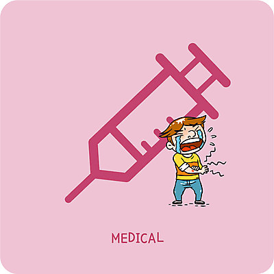 남자 어린이 일러스트 의학 주사기 한명 고통 상처 눈물 볼드라인 국내일러스트 AI파일 1 감정 의료기기 사람 라인아이콘 파일형식 벡터