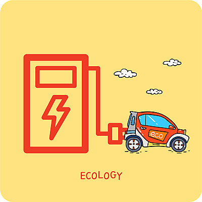 일러스트 자동차 사람없음 자연보호 환경 그린캠페인 에너지 에코 생태계 전기자동차 충전소 볼드라인 국내일러스트 AI파일 육상교통 캠페인 자연 보호 라인아이콘 충전 파일형식 벡터