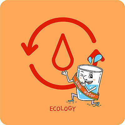 일러스트 사람없음 물 자연보호 환경 재활용 에너지 물컵 에코 생태계 물절약 볼드라인 국내일러스트 AI파일 자연요소 자연 컵 절약 보호 라인아이콘 친환경 파일형식 벡터