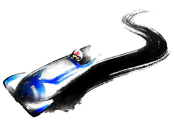 PSD 포즈 일러스트 캘리그라피 붓터치 겨울스포츠 운동선수 동계올림픽 한명 성인 봅슬레이 봅슬레이선수 국내일러스트 1 스포츠 올림픽 사람 파일형식