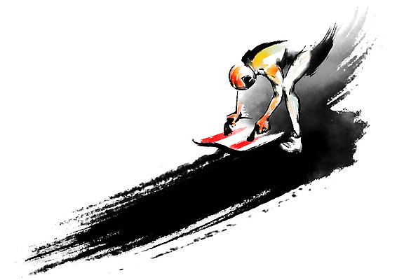 전신 PSD 남자 포즈 일러스트 캘리그라피 붓터치 겨울스포츠 운동선수 동계올림픽 한명 성인 스켈레톤 스켈레톤선수 국내일러스트 1 스포츠 올림픽 사람 파일형식