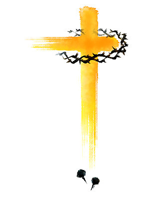 PSD 기독교 십자가 일러스트 캘리그라피 붓터치 사람없음 못 가시면류관 가시나무 국내일러스트 나무 종교 종교용품 공구 파일형식