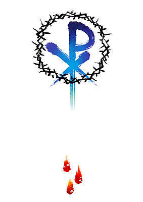 PSD 기독교 일러스트 캘리그라피 붓터치 사람없음 혈액 가시면류관 가시나무 국내일러스트 나무 종교 종교용품 파일형식