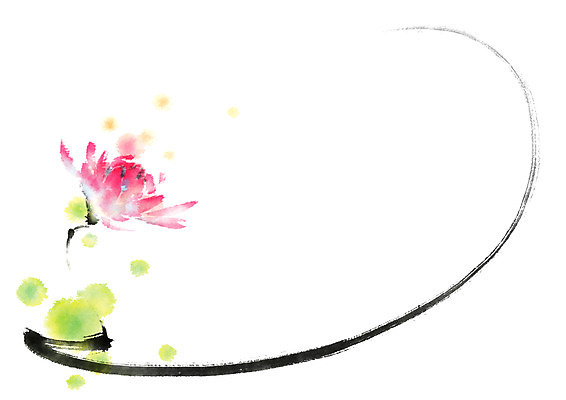 PSD 식물 꽃 일러스트 캘리그라피 붓터치 연꽃 사람없음 국내일러스트 파일형식