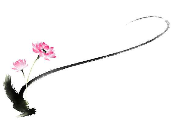 PSD 식물 꽃 일러스트 캘리그라피 붓터치 연꽃 사람없음 국내일러스트 파일형식