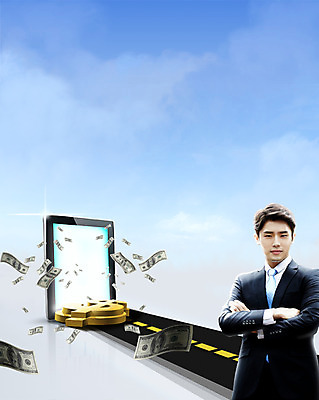 PSD 편집이미지 남자 도로 돈 비즈니스 성공 한명 상반신 20대 성인 앞모습 태블릿 달러 한국인 비즈니스맨 성인남자한명만 이미지편집 1 길 뷰포인트 컨셉 교통시설 사람 동양인 청년 전자제품 스마트기기 직장인 재산 남자한명만 성인남자만 파일형식