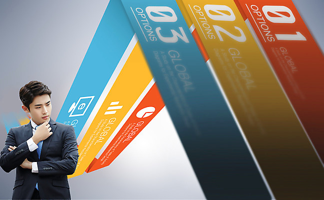 PSD 편집이미지 남자 비즈니스 성공 그래프 한명 상반신 20대 성인 앞모습 한국인 비즈니스맨 고민 성인남자한명만 이미지편집 1 감정 뷰포인트 컨셉 사람 동양인 청년 직장인 남자한명만 성인남자만 파일형식