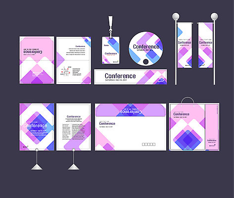 템플릿 배너템플릿 분홍색 무늬 이벤트 사람없음 세트 쇼핑백 사각형 현수막 전단 엽서 초대장 패키지 겹침 사원증 박람회 손부채 기업홍보 소봉투 행사세트 행사템플릿 AI파일 도형 배너 컬러 가방 비즈니스 편지봉투 카드_감사 편지 홍보물 파일형식 벡터