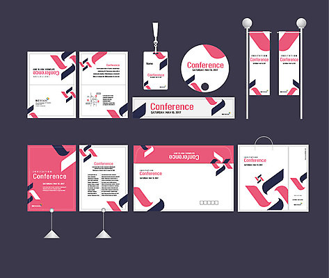 템플릿 배너템플릿 분홍색 무늬 이벤트 사람없음 세트 쇼핑백 현수막 전단 엽서 초대장 패키지 사원증 박람회 손부채 기업홍보 소봉투 행사세트 행사템플릿 AI파일 배너 컬러 가방 비즈니스 편지봉투 카드_감사 편지 홍보물 파일형식 벡터