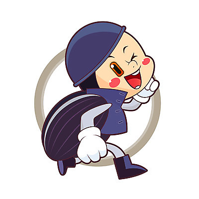 캐릭터 한마리 일러스트 의인화 사람없음 귀여움 곤충캐릭터 쇠똥구리 일러캐릭터 AI파일 1 곤충 컨셉 파일형식 벡터