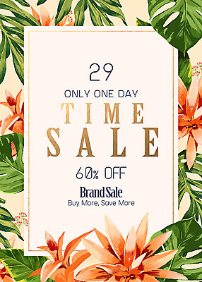 PSD 식물 꽃 잎 일러스트 나뭇잎 열대 프레임 사람없음 세일 열대식물 프레임일러스트 트로피컬아트 국내일러스트 그림 파일형식