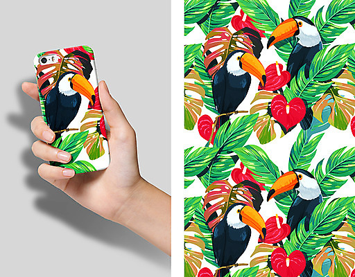 PSD 식물 손 꽃 ZIP 잎 패턴 일러스트 나뭇잎 열대 들기 신체부위 스마트폰 큰부리새 트로피컬아트 국내일러스트 무늬 모션 조류 사람 핸드폰 스마트기기 그림 파일형식