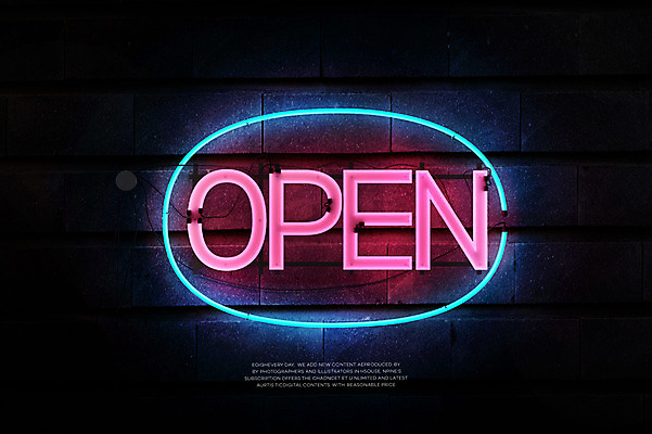 PSD 편집이미지 백그라운드 타이포그라피 사람없음 3D 오픈 디지털합성 네온 네온아트 편집3D 문자 파일형식