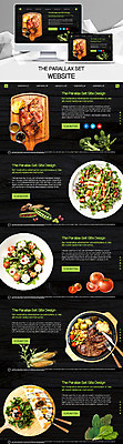 PSD 템플릿 웹템플릿 사이트템플릿 피자 서양음식 스테이크 사람없음 홈페이지 모니터 홈페이지시안 샐러드 치아바타빵 시차스크롤 반응형 패럴렉스 이미지템플릿 음식 빵 패스트푸드 컴퓨터 파일형식