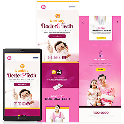 PSD 템플릿 여자 남자 어린이 분홍색 중년 50대 웹템플릿 모바일 치과 여러명 성인 30대 스마트폰 한국인 치과의사 모바일템플릿 모바일웹 이미지템플릿 컬러 다수 병원 사람 동양인 장년 핸드폰 스마트기기 의사 파일형식