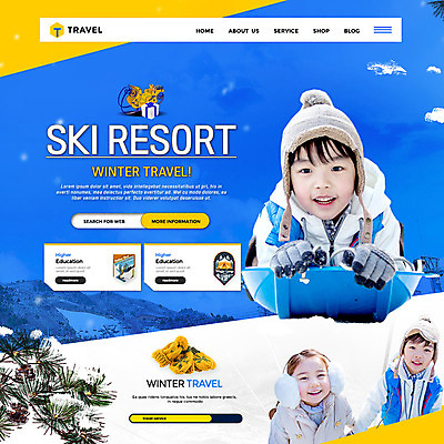 PSD 템플릿 여자 남자 어린이 웹템플릿 이벤트페이지 털모자 이벤트 세명 파란색 선물상자 설원 한국인 소나무 귀마개 즐거움 썰매 이미지템플릿 나무 모자_잡화 잡화 감정 컬러 눈_날씨 선물 사람 동양인 상자 페이지 파일형식