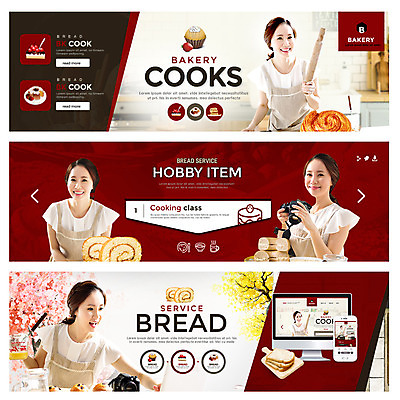 PSD 템플릿 배너 여자 웹템플릿 여러명 성인 30대 갈색 카메라 모니터 한국인 제빵 이벤트배너 웹배너 성인여자만 이미지템플릿 컬러 다수 사람 동양인 장년 전자제품 컴퓨터 제과제빵 여자만 성인만 파일형식